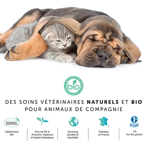 MP Labo Phytobiovet® Nettoyant pour les oreilles pour chien - Labellisé Ecocert Ecosoin bio des animaux